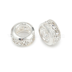 Латунные бусины со стразами &nbsp;KK-U071-02C-01S