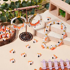 300шт бусины из полимерной глины ручной работы&nbsp;CLAY-SC0002-24A