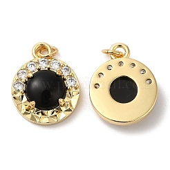 Подвески из натурального окрашенного и нагретого черного агата&nbsp;G-A034-04G