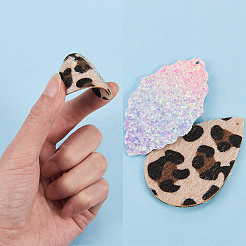 Большие подвески из искусственной кожи FIND-SC0001-05