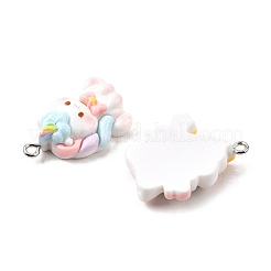 Pendentifs en résine opaque&nbsp;LS-CRES-D313-09P
