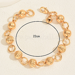 Латунные круглые шарики-бусины ссылка btacelets&nbsp;TJ4272