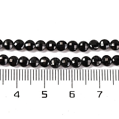 Natürlichen schwarzen Spinell Perlen Stränge&nbsp;X-G-F770-B01-01