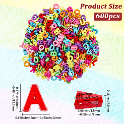 2 пакетик 600 шт непрозрачных акриловых бусин&nbsp;SACR-PA0001-11