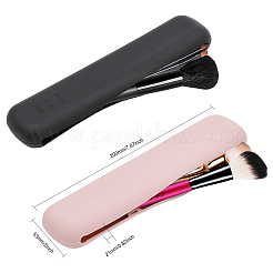 2шт 2-х цветный силиконовый мешочек для хранения косметики SIL-CA0002-88