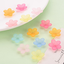 Матовые акриловые колпачки из бисера MACR-S371-08A