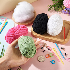 Juego de herramientas de costura que incluye agujas barbudas de acero inoxidable.&nbsp;DIY-TA0018-83A