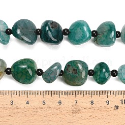 Chapelets de perles veines de dragon en agate naturelle&nbsp;GG-L001-I01-01C