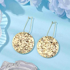 Латунные серьги обруча EJEW-JE05955