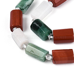 Нити бусин из натурального фуксита G-T144-15A-01