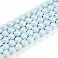 Выпечка из окрашенного перламутрового стекла жемчужные бусинки HY-N002-5mm-B01