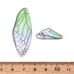 Pendentifs en forme d'ailes de papillon en résine époxy&nbsp;RESI-T057-89D