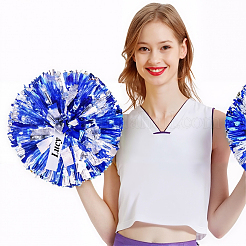 24 шт. полиэстеровые помпоны для болельщиков&nbsp;FIND-CN0002-33B