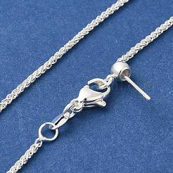 Латунная пшеничная цепочка регулируемые слайдер ожерелья для женщин&nbsp;NJEW-M045-03S