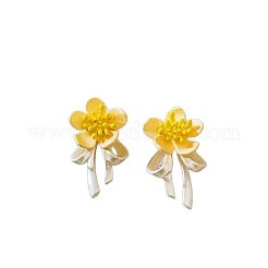 Legierungs-Blumen-Ohrstecker für Damen&nbsp;WG441DE-01