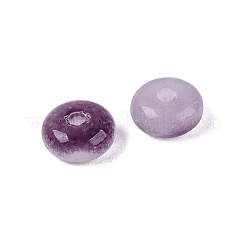 Perles de verre imitation jade peintes à la cuisson&nbsp;GL-N006-01A-02