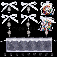 Овальная подвеска из сплава с сердцем в тибетском стиле PALLOY-AB00089