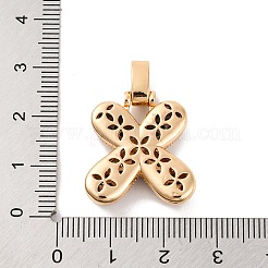Colgante micropavé cubic zirconia de latón&nbsp;KK-C076-29X-G02