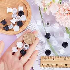 32 шт. 4-цветная силиконовая заглушка для бутылки AJEW-GF0008-08B