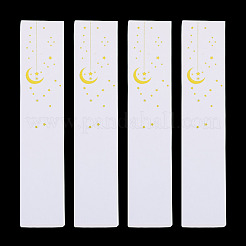 Boîtes d'emballage pour bijoux et colliers en carton imprimé lune et dorure à chaud&nbsp;CON-TAC0071-004B