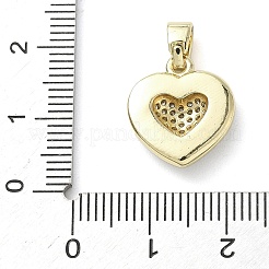 Латунные микропроволочные кубические циркониевые подвески из эмали&nbsp;KK-L248-21G