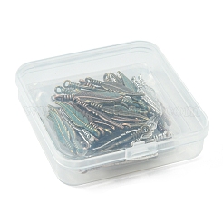 60 шт. 4 цвета подвески из сплава в тибетском стиле&nbsp;TIBEP-FS0001-18