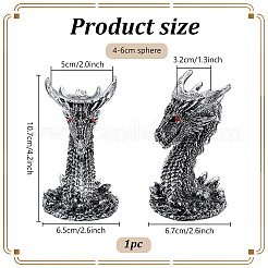 Держатели хрустальных шаров из смолы&nbsp;ODIS-WH0038-228A