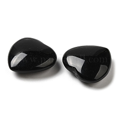 Натуральные окрашенные и нагретые целебные камни из черного агата G-G020-01L