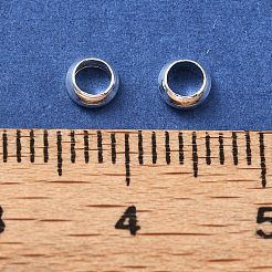 Зажимные бусины из латуни&nbsp;KK-S509-01S