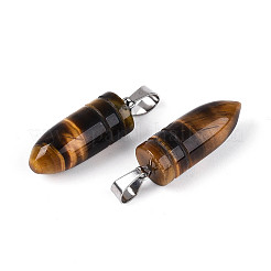 Природных тигровый глаз подвески&nbsp;G-N349-16P-02