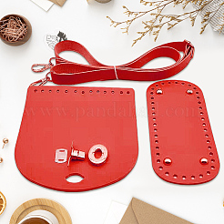 Kit di accessori per borse a tracolla in pelle PU lavorate a mano all'uncinetto&nbsp;DIY-CL0002-52A