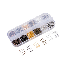 6 цвет омара claws омара и 6 цвета открытые кольца прыжков латунь для изготовления ювелирных изделий KK-PH0014-01