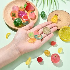 50 шт. 25 стиля светящихся смоляных украшений для кукольного домика&nbsp;FIND-CJ0003-51