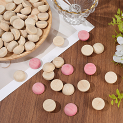 100шт необработанные кабошоны из натурального дерева WOOD-SP0001-54