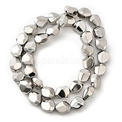 Стеклянные бусины с гальваническим покрытием  EGLA-V001-06F