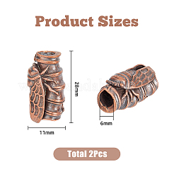 Латуни европейского бисера&nbsp;KK-FH0006-50R