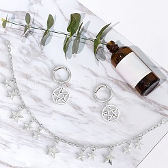 4 Stück 2 Stile Messing verdrehte Ketten Stiefelriemen Ketten & Legierung Schuhe Charms Sets&nbsp;HJEW-BM0001-08