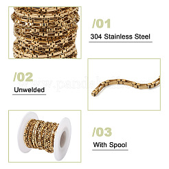 Ионное покрытие (ip) 304 нержавеющая сталь коробчатая цепь&nbsp;YS-TAC0001-10G