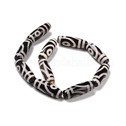 9 глаз бусины дзи натуральный агат тибетский стиль TDZI-K001-01U