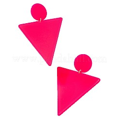 Треугольные акриловые серьги-гвоздики&nbsp;FS-WG90AB3-03