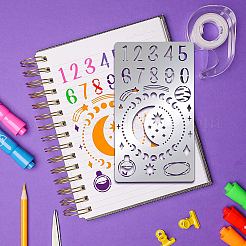 Трафареты для штампов из нержавеющей стали DIY-WH0242-227