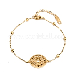 Браслеты из нержавеющей стали 304 для женщин BJEW-G755-02G