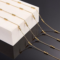 304 нержавеющая сталь спутниковые цепи ожерелья&nbsp;NJEW-SW00053