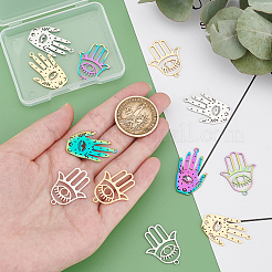 12 шт. 6 стиля ионного покрытия (IP) 201 подвески из нержавеющей стали&nbsp;STAS-DC0004-21