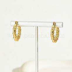 Серьги-кольца из витой нержавеющей стали 201 для женщин XH1248