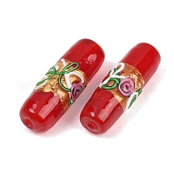 Handmade стеклянные бусины фольги&nbsp;LAMP-K039-36G