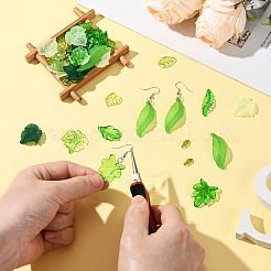 300шт 10 стиля прозрачные акриловые подвески&nbsp;OACR-SC0002-48