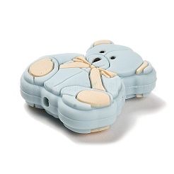 Медвежонок силиконовые фокусные бусины SIL-D008-01A