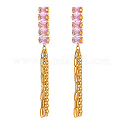 Овальные серьги-гвоздики из нержавеющей стали 304&nbsp;HE5353-1