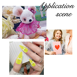 500 шт. бант из смоляных кабошонов&nbsp;MRMJ-HS0001-03B